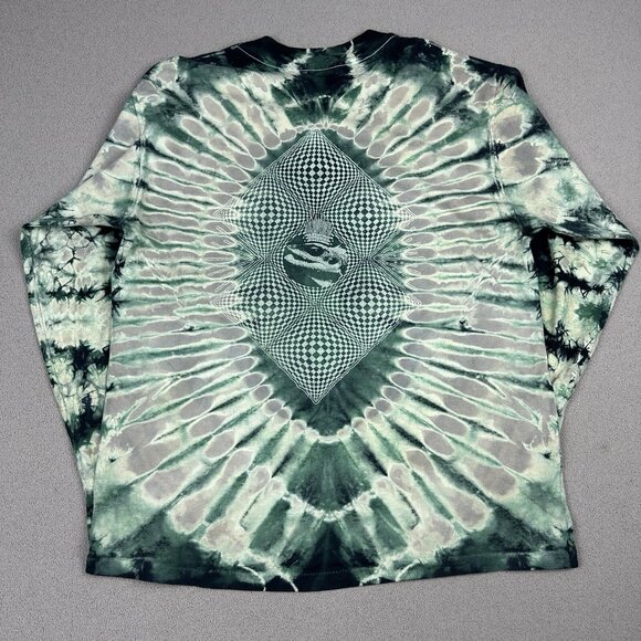 Vintage Jim Morrison The Doors Lizard King Long Sleeve Tie Dye XL Very Rare Rock - Picture 3 of 3